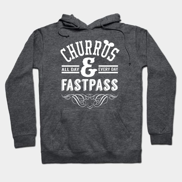 Churros and Fastpass Hoodie by PopCultureShirts